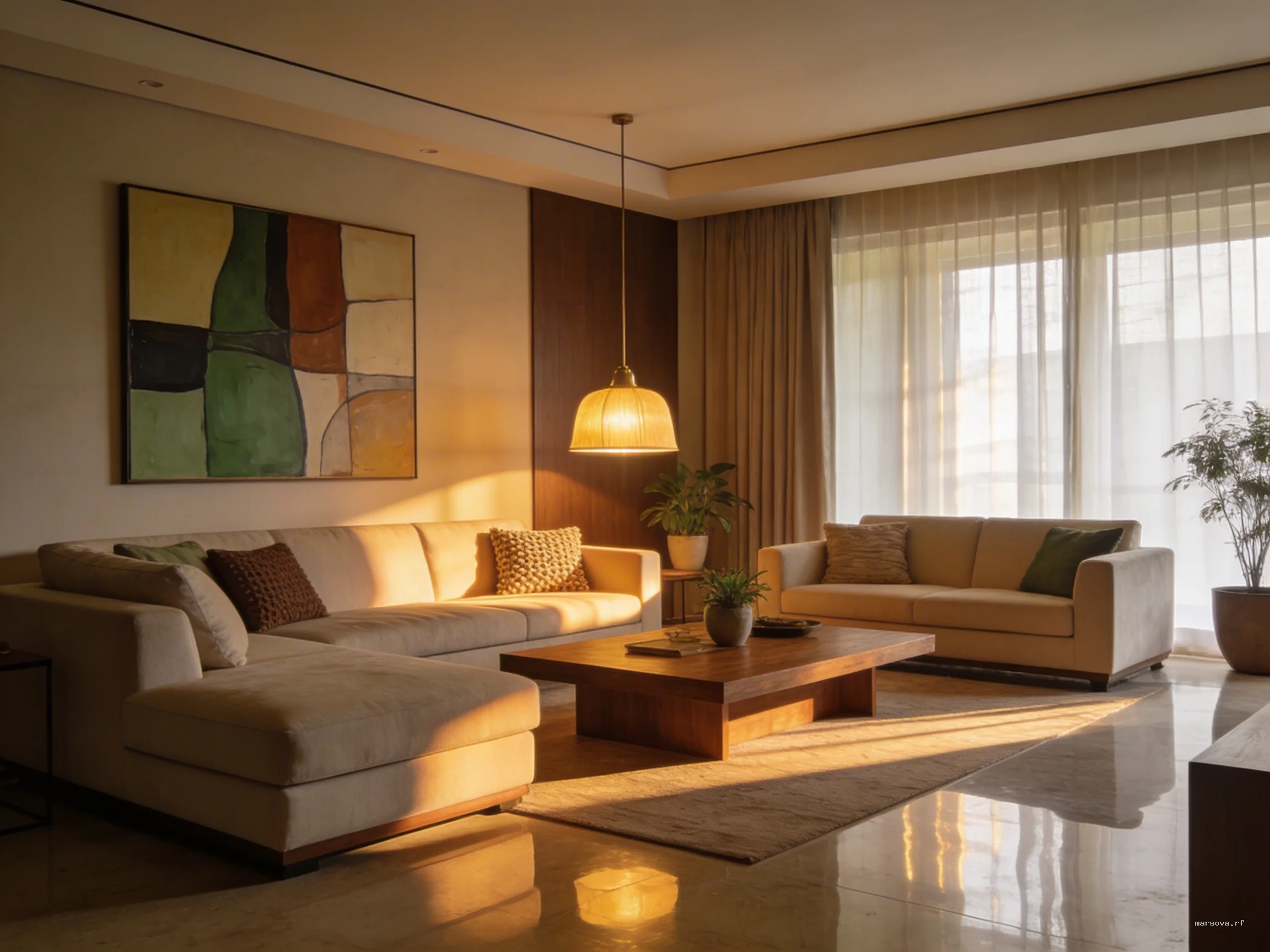 Свет в интерьере гостиной: 5 сценариев освещения от дизайнера Анастасии Марсовой