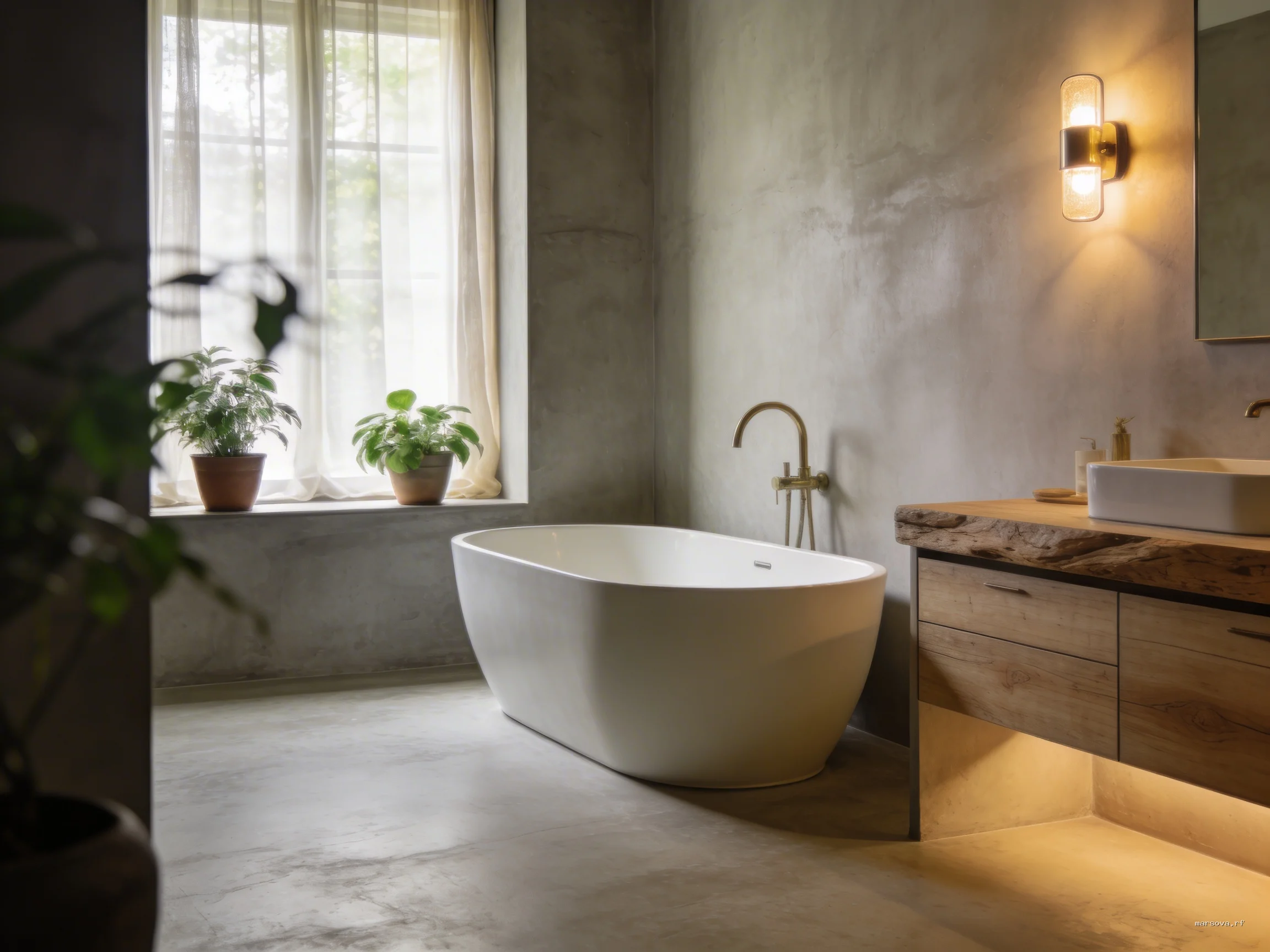 Микроцемент в ванной: почему я все чаще советую его вместо плитки?