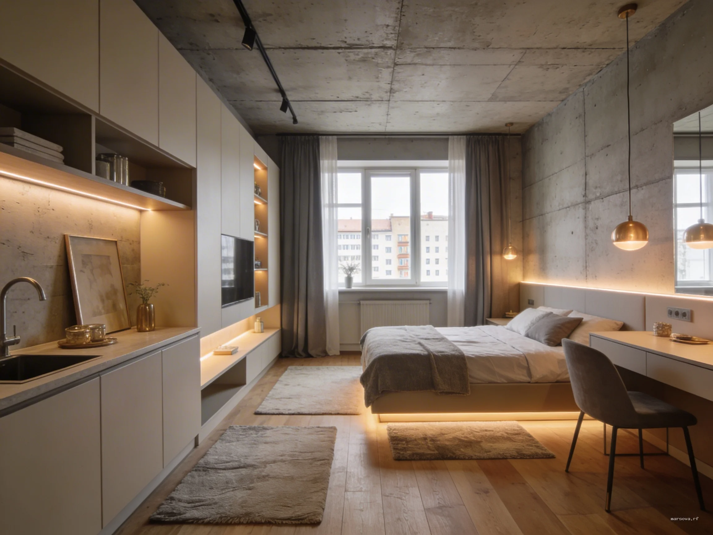 Ремонт хрущевки в Сарове: как превратить 30 кв. м в уютный лофт за 1.5 млн