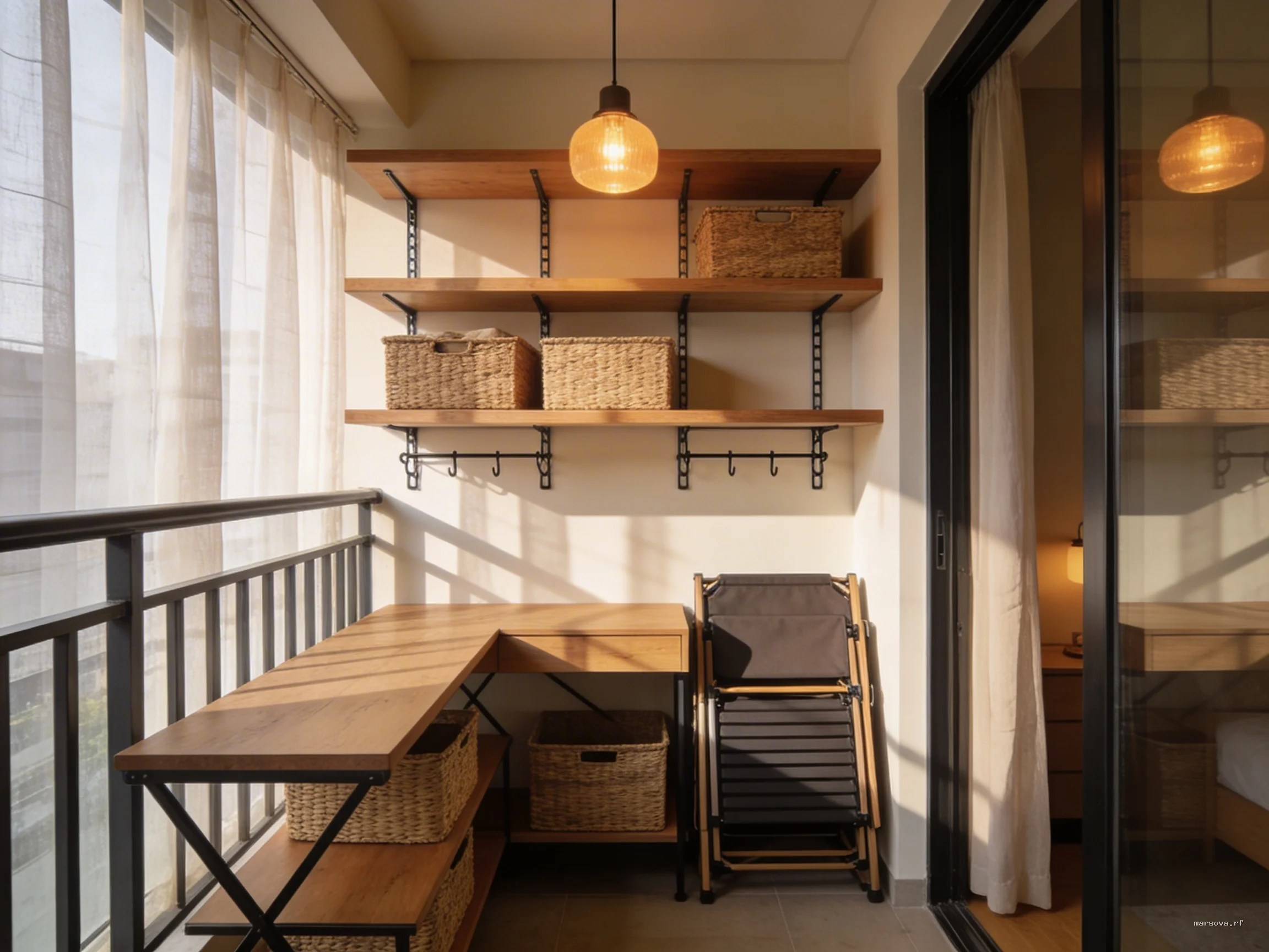 Как превратить балкон в систему хранения и не захламить его: чек-лист от дизайнера