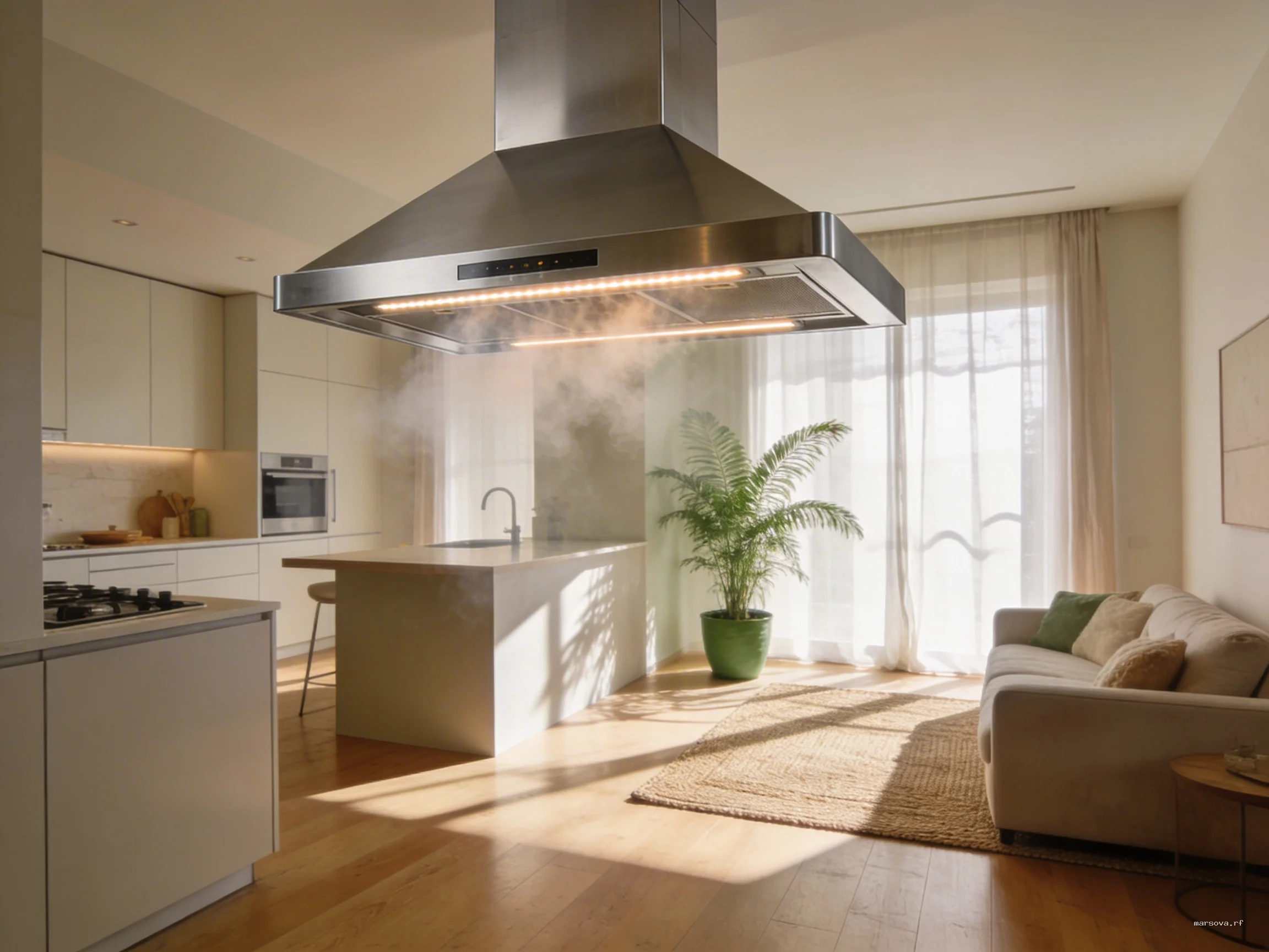 2. Вытяжка: как победить запах котлет в зоне отдыха