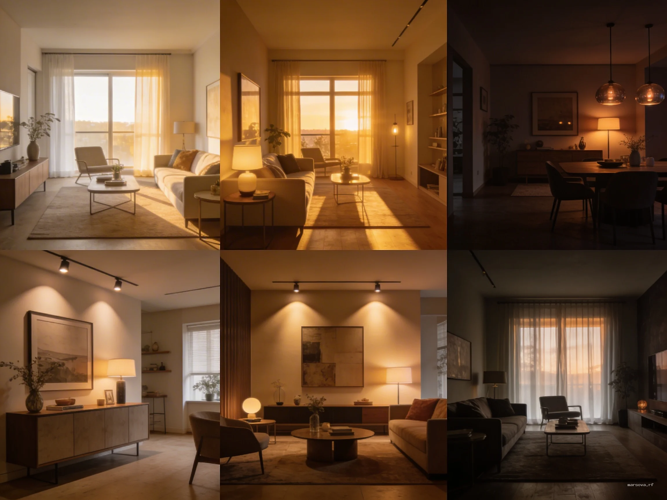 7. Сценарии освещения