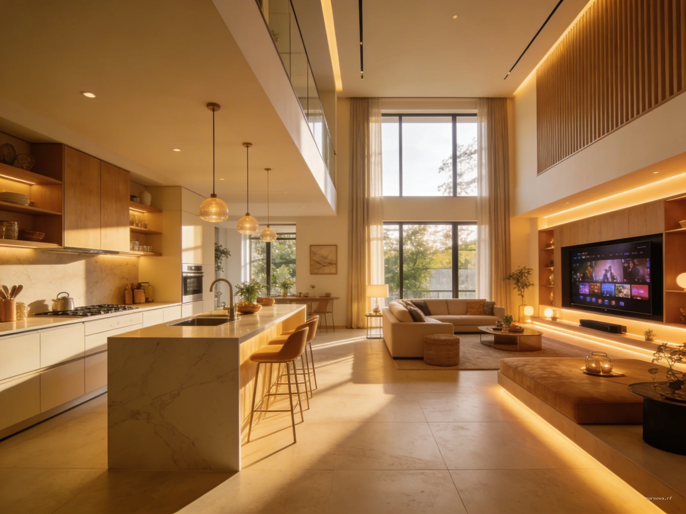 Световой сценарий: от яркой готовки до уютного кинопросмотра