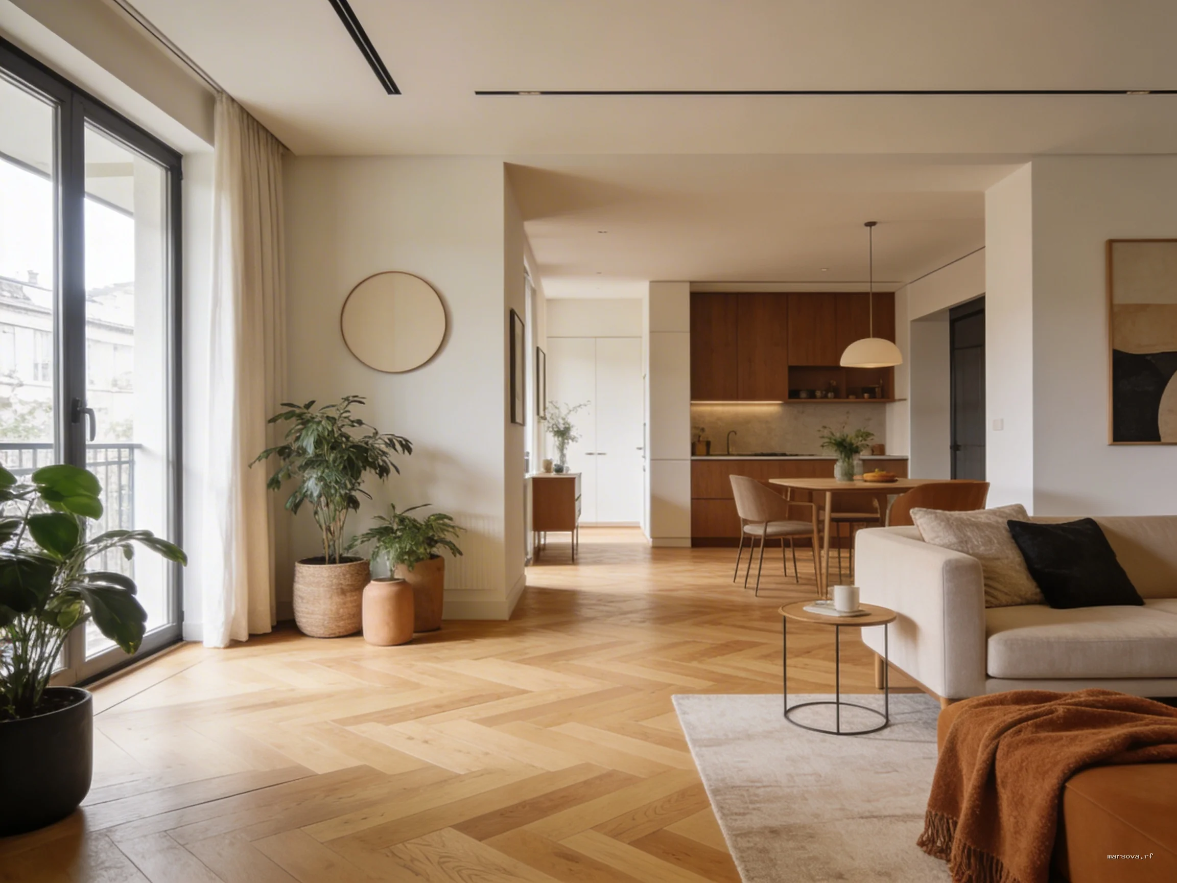 Единое полотно: роль напольного покрытия в масштабе квартиры