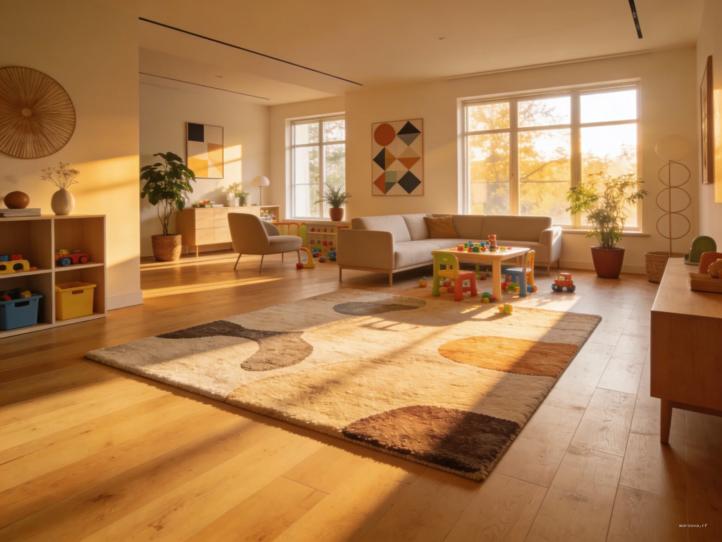 Тишина и комфорт: напольные покрытия для активных игр