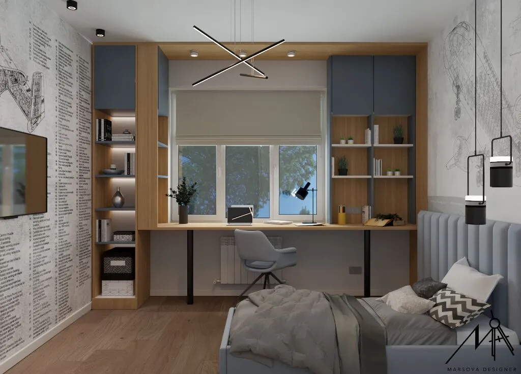 Проспект Ленина г. Саров - дизайн проект, переустройство трехкомнатной квартиры