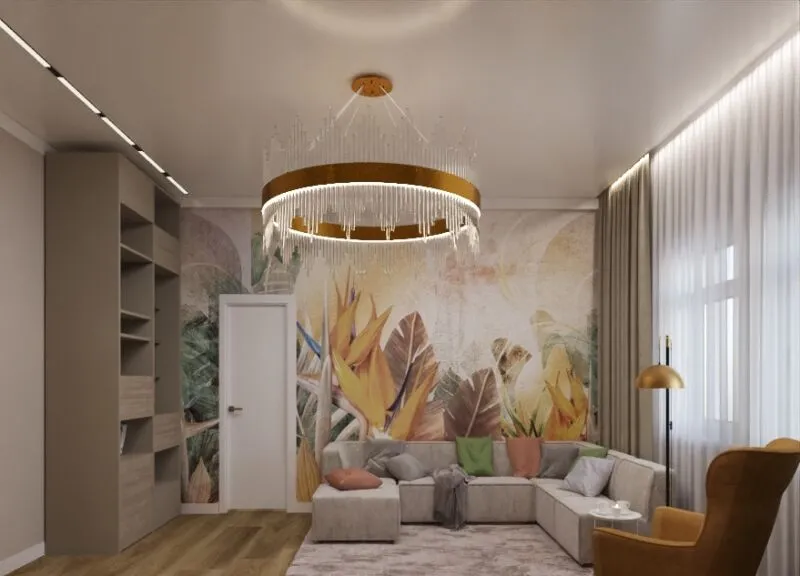 Проспект Ленина г. Саров Дизайн - проект квартиры площадью 74 кв.м