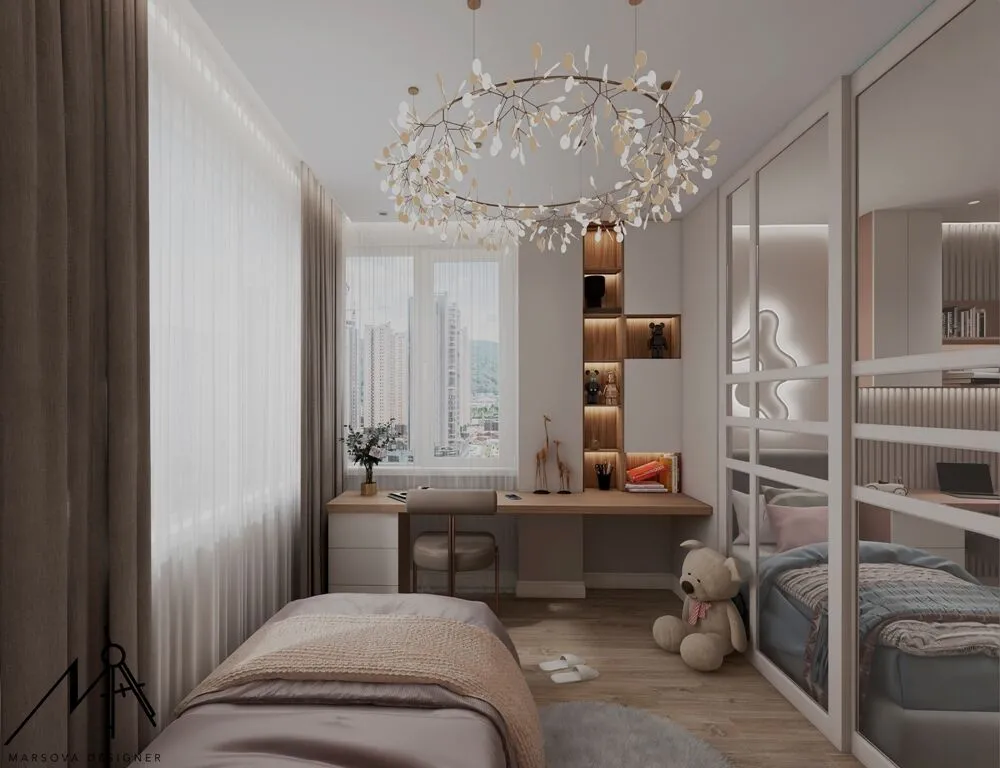 Улица Академика Негина, г. Саров дизайн проект детской комнаты