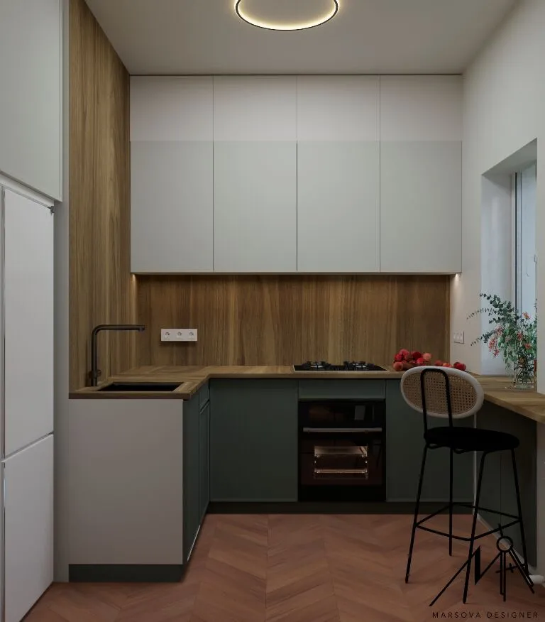 Улица Фрунзе г. Саров, дизайн проект квартиры 70 кв.м и авторский надзор