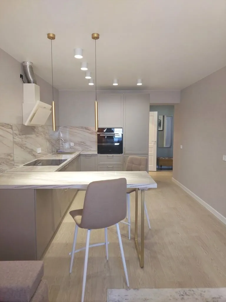 Сделан ремонт под ключ 1-к квартиры 45м2 новостройки Дивеево ул Симанина, дизайн